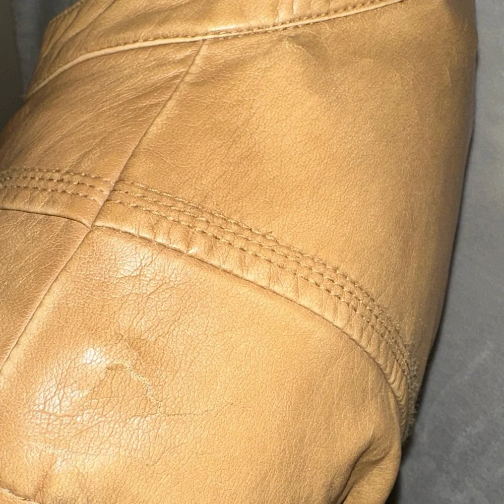 Express Leather Jacket Tan - Picture 7 of 11